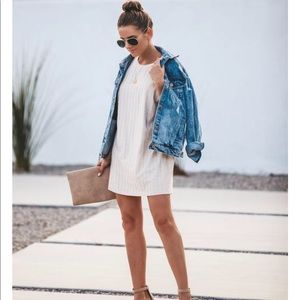 Shine Bright Cotton Embellished T-Shirt Dress